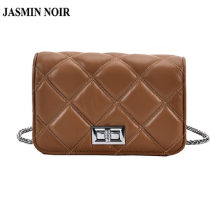 Jasmin Noir กระเป๋าสะพายข้าง ลายสก๊อต ขนาดเล็ก สไตล์เรโทร สําหรับผู้หญิง