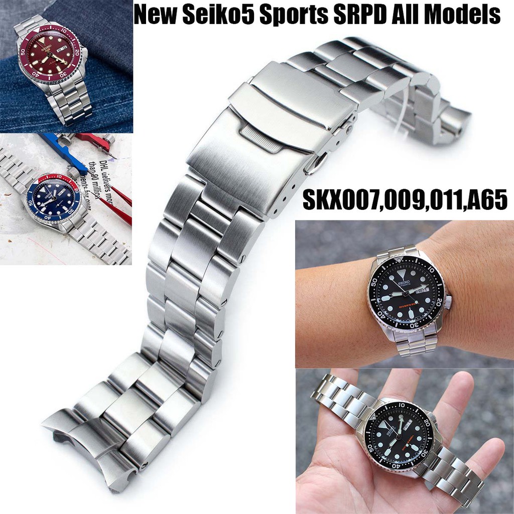 สายนาฬิกา รุ่น miltat strapcode super oyster for skx007,009,011,A65