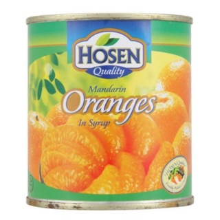 ส้มแมนดารินในน้ําเชื่อม Hosen Mandarin Oranges in Syrup 312g