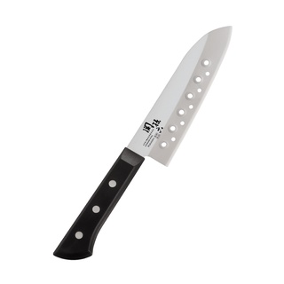 Seki Magoroku - Wakatake 165mm Santoku with Hole มีดซันโตกุมีรู 165 มม AB5419