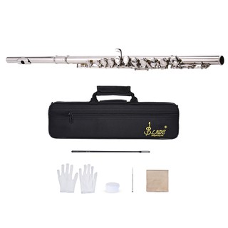 เครื่องดนตรี ขลุ่ย แบบ 16 Holes C Key Cupronickel Woodwind