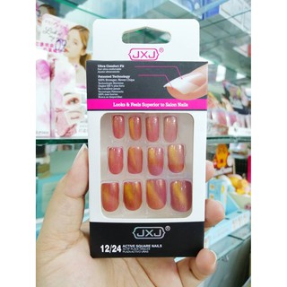 126004 LOOKS &amp; FEELS SUPERIOR TO SALON NAILS   แปะปุ๊บ สวยปั๊บ ด้วยเล็บปลอมสีเจลสุดน่ารัก ไม่ต้องใช้กาว ใช้งานง่าย