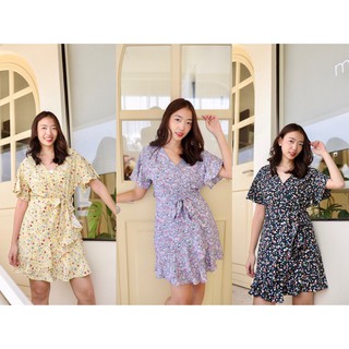 ‼️SALE รบกวนอ่านรายละเอียดก่อนสั่งซื้อนะค้า‼️ เดรสแขนระบาย กระโปรงระบาย Hello Postman.Closet I Sunshine dress