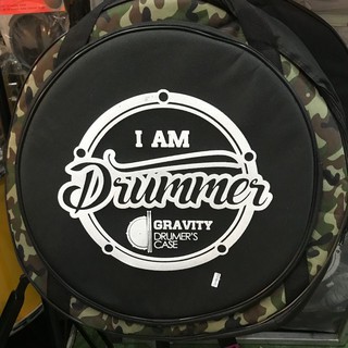 กระเป๋าใส่กลองสแนร์พร้อมใส่ฉาบอย่างดี I AM DRUMMER SNARE DRUM CASE &amp; Cymball1