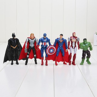 ฟิกเกอร์ Super Hero The Avengers 6 ชิ้น / ชุด