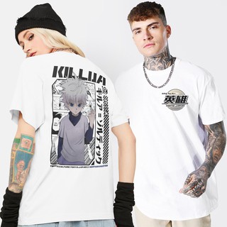 Youth Culture® Anime Heroes white shirt unisex Mens women t-shirt trendy japanese teesเสื้อยืด