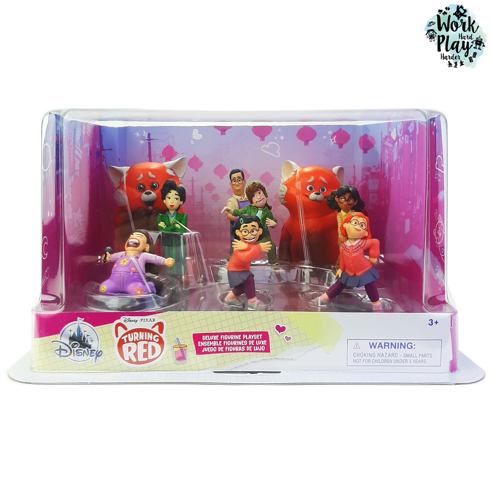 Disney PIXAR Turning Red Deluxe Figure Play Set ดิสนีย์ พิกซาร์ เทิร์นนิ่งเรด ดีลักซ์ ฟิกเกอร์ เพล เ