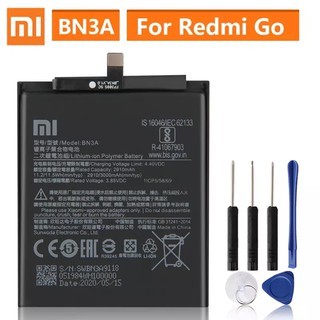 แบตเตอรี่ทดแทนBN3AสำหรับXiaomi Redmi Goของแท้แบตเตอรี่3000MAh