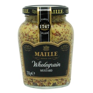 MAILLE WHOLEGRAIN MUSTARD 210 g โฮลเกรนมัสตาร์ด ผสมเมล็ดมัสตาร์ดแท้ - ML17