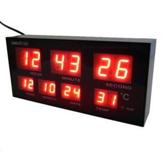 นาฬิกาดิจิตอล iamclock LED Calendar  Clock 51566R