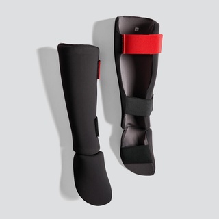 สนับแข้งและเท้าสำหรับผู้ใหญ่รุ่น 100 Ergo OUTSHOCK ADULT KICKBOXING SHIN AND FOOT GUARD 100 ERGO