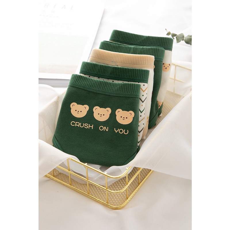 กางเกงใน A- 90  กางเกงในเจ้าหมีและเพื่อน เนื้อผ้าคอตตอลนิ่มใส่สบาย - รูปที่ 7