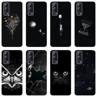 เคสโทรศัพท์ ชนิดซิลิโคน TPU แบบนิ่ม ลายการ์ตูน สำหรับ VIVO Y72 5G