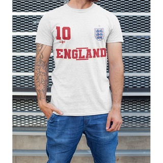 คอตต้อนคอกลมเสื้อบอล อังกฤษ England Football T-Shirt สวยใส่สบายแบรนด์ Khepri 100%cotton comb พิมพ์ดี ไม่แตก เสื้อไม่ย้วย