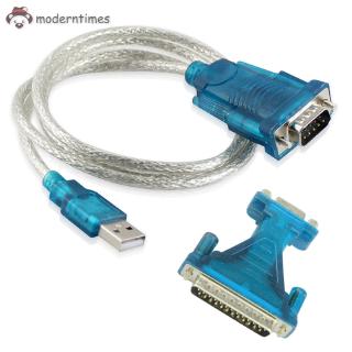 mt usb 2 . 0 to rs 232 com port 9 pin serial db 25 db 9 อะแดปเตอร์เชื่อมต่อสายเคเบิ้ล