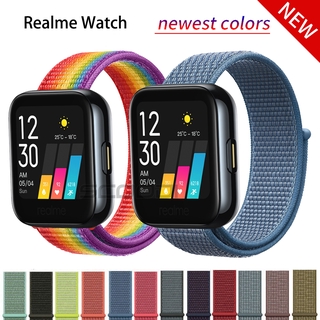 สายนาฬิกาข้อมือไนล่อน 58 สีสําหรับ Realme Watch Bracelet