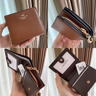 🎀 (สด-ผ่อน) กระเป๋าสตางค์  สีน้ำตาล Redwood C2862 SNAP WALLET