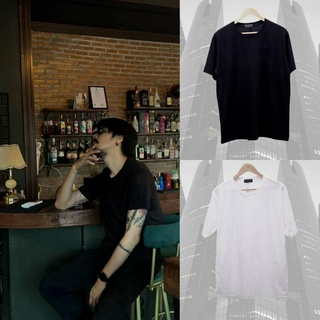 เสื้อคอกลมสีล้วน BAYSTORE ผ้า cotton 100%