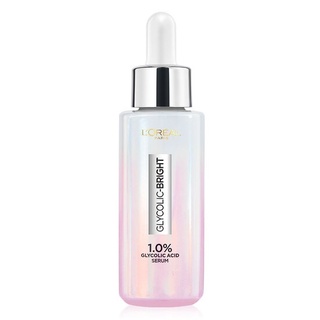 LOreal Glycolic Bright Serum ลอรีอัล ปารีส ไกลโคลิค ไบร์ท อินสแตนท์ โกลว์อิ้ง เซรั่ม 30ml.