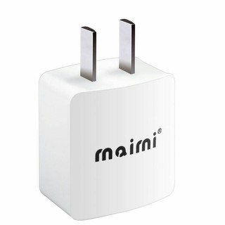 Maimi wall charge adapter 2 in1 Micro USB Caable (White)