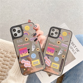 CASETiFY เคสโทรศัพท์มือถือซิลิโคน Tpu ลายหน้ายิ้มกันกระแทกสําหรับ Iphone 12 Pro Max 11 Pro Max Xr X Xs Max 7/8 Plus Se2020