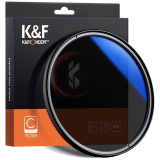 K&F Circular Polarizer Glass Filter แบบบางพิเศษ เคลือบหลายอั…