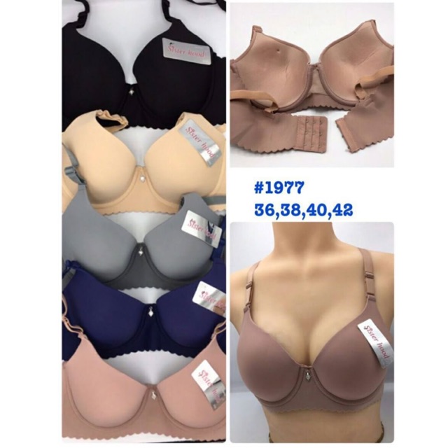 เสื้อชั้นใน Sister hood รุ่นไร้ขอบทรงใหญ่ประมาณคัพCฟองน้ำบาง
