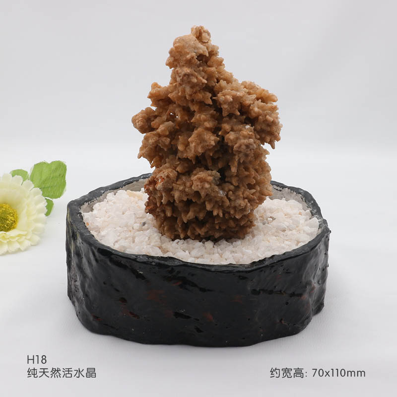 เครื่องประดับธรรมชาติคริสตัลคริสตัลตกแต่งคริสตัลบริสุทธิ์ (H18)