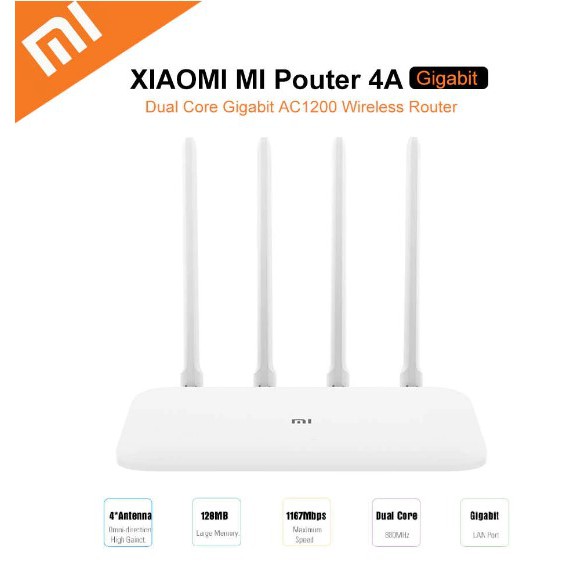 [พร้อมส่ง] Mi Router 4A - Xiaomi Router 4A (Gigabit Edition)