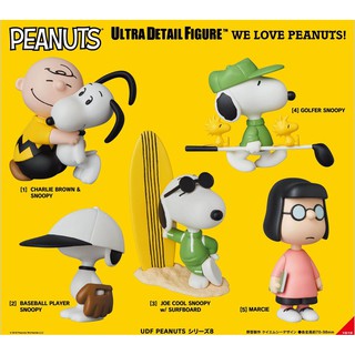 ของแท้จากญี่ปุ่น🧡 Medicom UDF Peanuts Snoopy Series 8 Ultra Detail Figure ฟิกเกอร์สนูปปี้