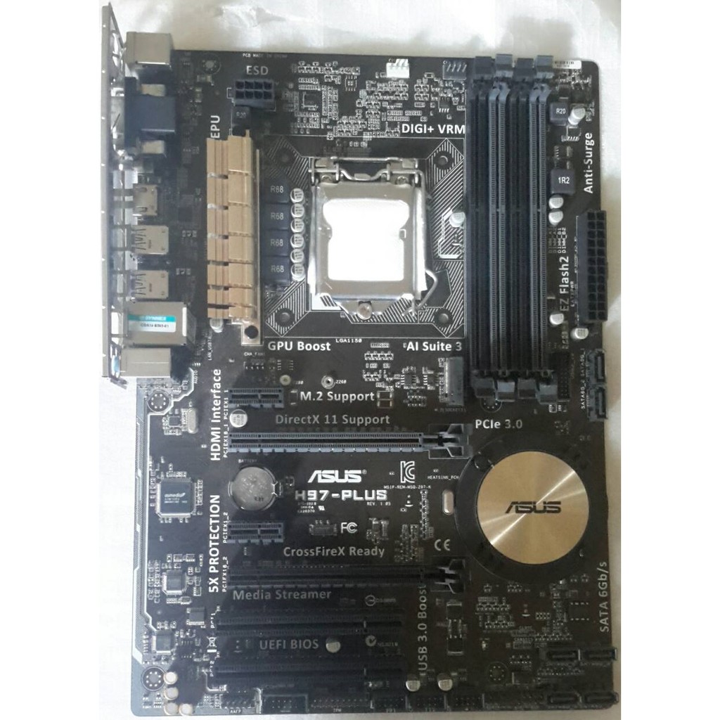 MAINBOARD (เมนบอร์ด) 1150 Asus H97-Plus