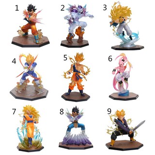 ฟิกเกอร์ Dragon Ball Z Super Saiyan Goku กางเกง Vegeta freeza Majin goten