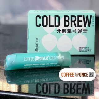 ONCE coffee COLD BREW LIGHT/DARK ROAST สินค้าพร้อมส่ง Nitrogen preservation เอสเพรสโซ่ กาแฟ พร้อมดื่ม ราคาถูก พกพา สะดวก