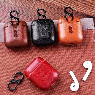 เคสหนัง AIRPODS 2 WIRELESS Leather Protective Case สวย หรู แต่ยังปกป้องกันกระแทกอย่างดี