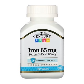 21st Century Iron 65 mg 120 Tablets