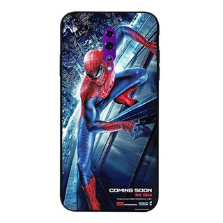 เคสโทรศัพท์มือถือพิมพ์ลาย Spiderman สําหรับ Oppo Realme X C 2 3 A 1 K 3 Reno Z 10 X R 19 F 11 Pro Liteเคสซิลิโคนนิ่มสีดํา