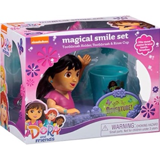 เซทแปรงฟัน สำหรับเด็ก Dora &amp; Friends 3 Piece Magical Smile Dental Set