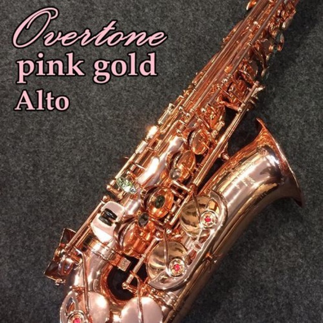 Saxophone Overtone Pink Gold Alto