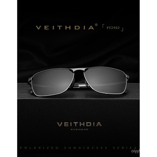 VEITHDIA แว่นกันแดดตัดแสง UV HD POLARIZED + อุปกรณ์ 6 ชิ้น yqQk