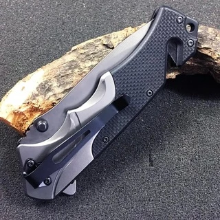Browning มีดพับพกพา 22cm มีดพับเดินป่า พร้อมค้อนทุบกระจก ที่ตัดเชื้อ ที่เปิดขวด Folding Outdoor Camping Knife