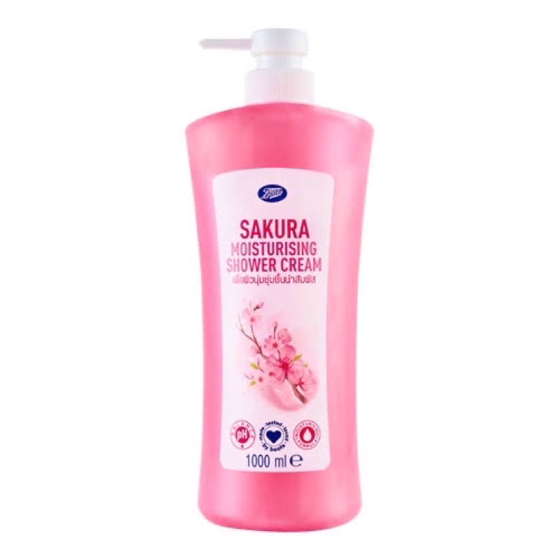 ครีมอาบน้ำ Boots moisturising shower cream 1000ml