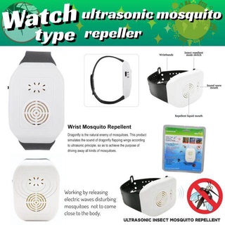 watch-type ultrasonic mosquito repeller นาฬิกาไล่ยุงอุนตร้าโซนิค เครื่องไล่ยุง อัลตราโซนิค ที่ไล่ยุง เครื่องดักยุงไฟฟ้า