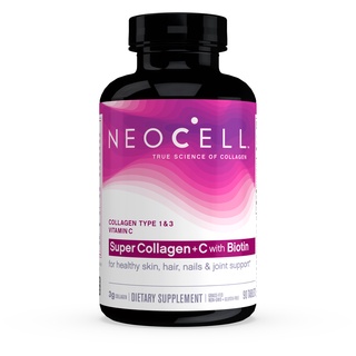 Neocell Super Collagen + C 6000mg with biotin 90 tablets
