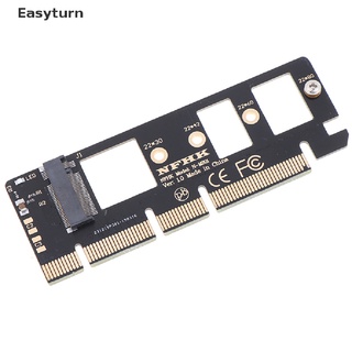 Easyturn อะแดปเตอร์แปลงการ์ดไรเซอร์ NVMe M.2 NGFF SSD เป็น PCI-E PCI express 3.0 16x x4 ET 1 ชิ้น