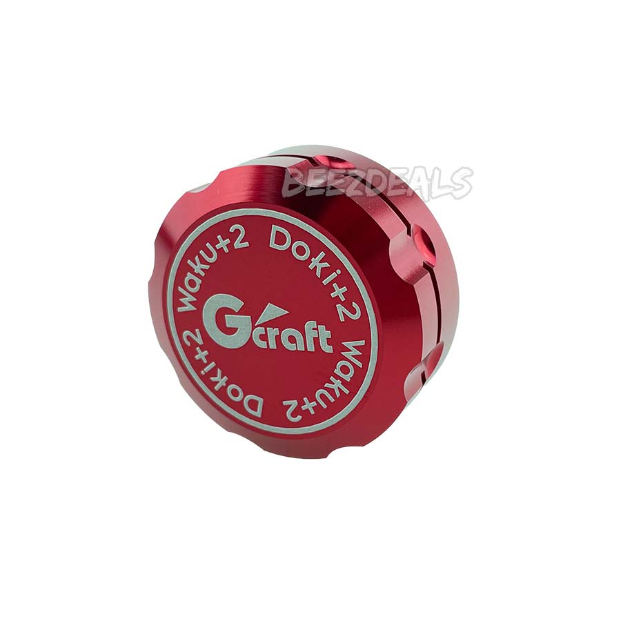 GCRAFT ฝาปิดกระปุกน้ำมันเบรค (สีแดง) Honda Dax 125 | Monkey 125