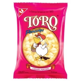[แพ็ค12ซอง]Toro โตโร่ ข้าวโพดป๊อปคอร์นคลุกน้ำตาลและเนย 25 กรัม