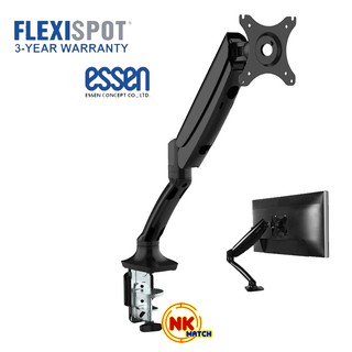 MONITOR MOUNT (ขาตั้งจอ) FLEXISPOT SINGLE MONITOR MOUNT F7 (BLACK)/10"- 27"