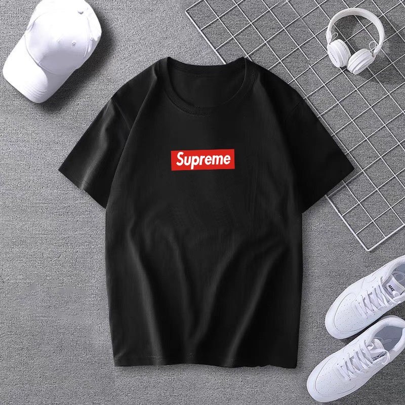 เสื้อทีเชิร์ตเสื้อยืดคอกลมแฟชั่นSportขาว-ดำ พร้อมส่ง T-309