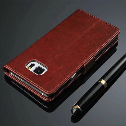 เคสโทรศัพท์หนังหรูหราสำหรับ Samsung Note 5 Note 4 E7