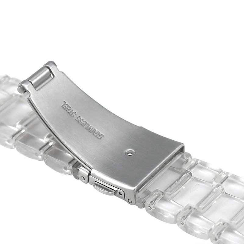 20mm 22mm สายนาฬิกาเรซิ่นใส สำหรับ Huawei Watch GT2 GT3 GT 2 3 2e GT2 Pro - รูปที่ 4